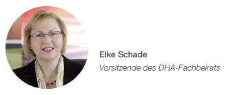 Elke Schade DHA-Fachbeirat Elke Schade DHA-Fachbeirat