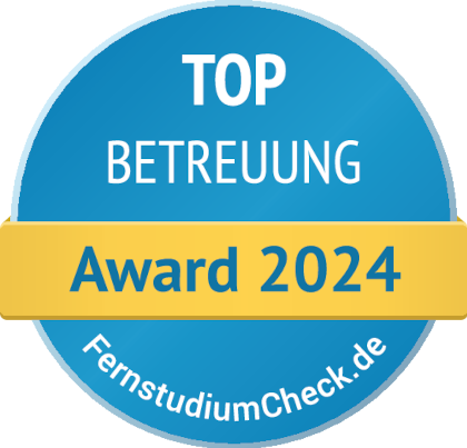 Siegel Top Betreuung FernstudiumCheck.de