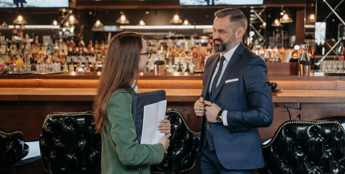 Ein F&B Manager im Austausch